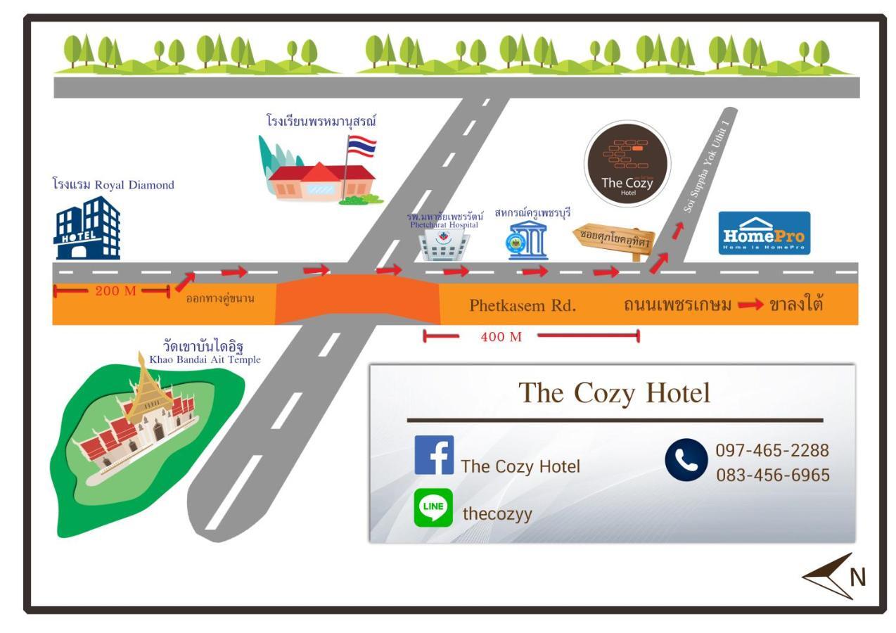 The Cozy Hotel Phetchaburi Exterior foto